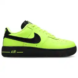 Foot Locker Nike Air Force Dames Schoenen - Volt - Maat: 37.5 - Leer - Foot Locker aanbieding