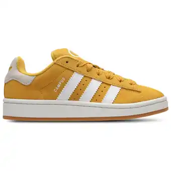 Foot Locker Adidas Campus Unisex Schoenen - Geel - Maat: 37 1/3 - Suède - Foot Locker aanbieding