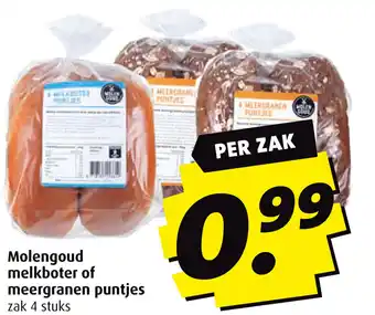 Boni Molengoud melkboter of meergranen puntjes aanbieding