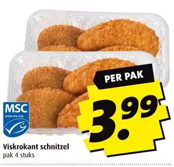 Boni Viskrokant schnitzel aanbieding