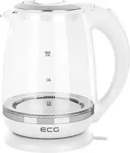 Bol.com ECG RK 2020 White Glass - Waterkoker - 20 l - 2200 W aanbieding