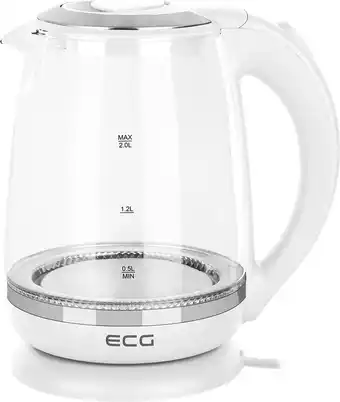 Bol.com ECG RK 2020 White Glass - Waterkoker - 20 l - 2200 W aanbieding