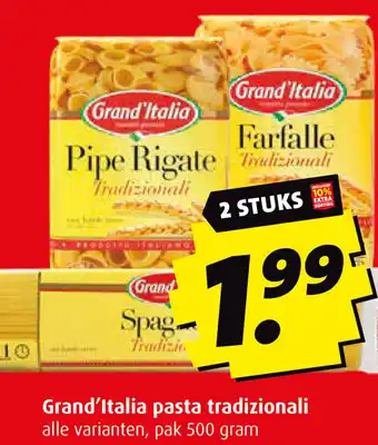 Boni Grand'Italia pasta tradizionali aanbieding