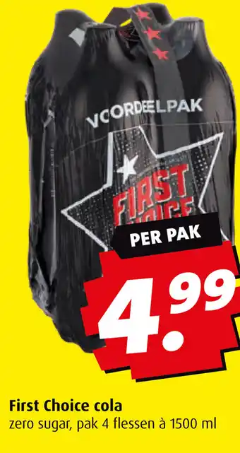 Boni First Choice cola aanbieding