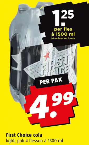 Boni First Choice cola aanbieding