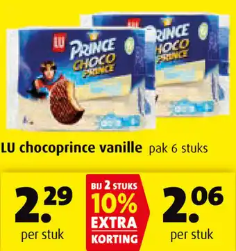 Boni LU chocoprince vanille aanbieding