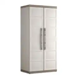 Bol.com Keter Excellence XL Opbergkast hoog - 4 planken - 54x89x182cm - Beige/Taupe aanbieding