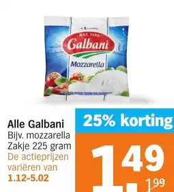 Albert Heijn Alle Galbani aanbieding