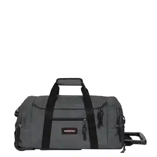 Amazon Eastpak Leatherface S + Reistas, 55 x 34 x 26 cm, 41 L - Black Denim (Grijs) aanbieding