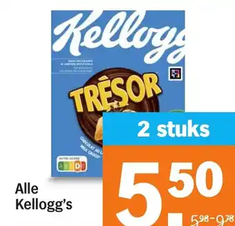 Albert Heijn Alle Kellogg's aanbieding