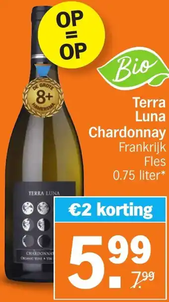 Albert Heijn Terra Luna Chardonnay aanbieding