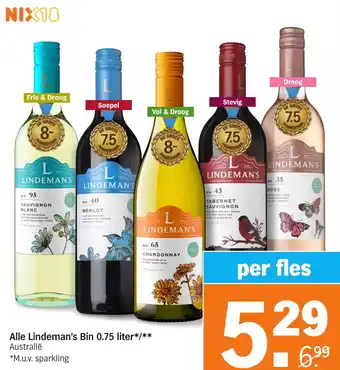 Albert Heijn Alle Lindeman's Bin aanbieding