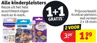 Kruidvat Alle kinderpleisters aanbieding