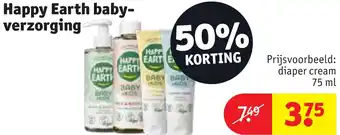 Kruidvat Happy Earth baby verzorging aanbieding