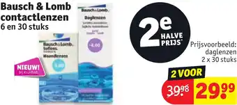 Kruidvat Bausch & Lomb contactlenzen aanbieding