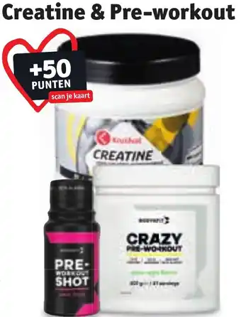 Kruidvat Creatine & Pre-workout aanbieding