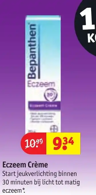 Kruidvat Bepanthen Eczeem Crème aanbieding