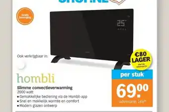 Albert Heijn Slimme convectieverwarming 2000 watt aanbieding