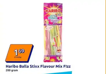 Action Haribo Balla Stixx Flavour Mix F!zz aanbieding