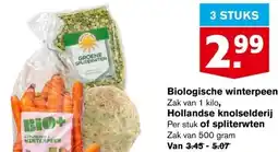 Hoogvliet Biologische winterpeen aanbieding