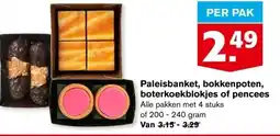 Hoogvliet Paleisbanket, bokkenpoten, boterkoekblokjes of pencees aanbieding