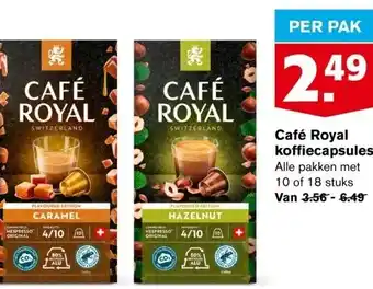 Hoogvliet Café Royal koffiecapsules aanbieding