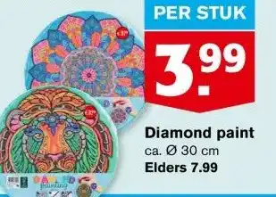 Hoogvliet Diamond paint aanbieding