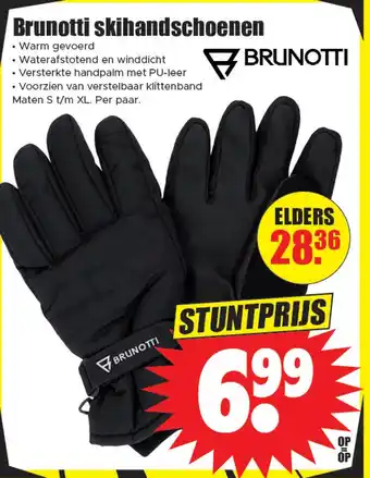 Dirk Brunotti skihandschoenen aanbieding