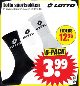 Dirk Lotto sportsokken aanbieding