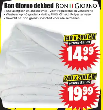 Dirk Bon Giorno dekbed BON || GIORNO aanbieding