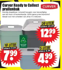 Dirk Curver Ready to Collect prullenbak aanbieding