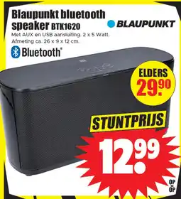 Dirk Blaupunkt bluetooth speaker BTK1620 aanbieding