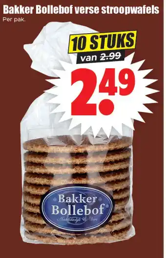 Dirk Bakker Bollebof verse stroopwafels aanbieding