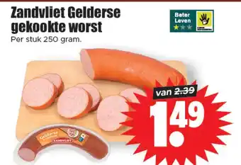 Dirk Zandvliet Gelderse gekookte worst aanbieding