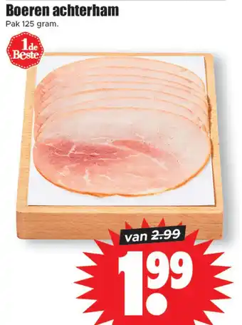 Dirk Boeren achterham aanbieding