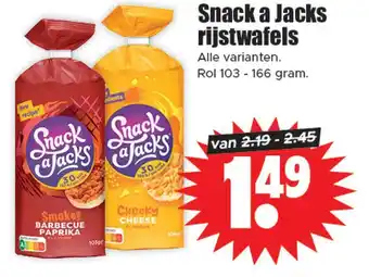 Dirk Snack a Jacks rijstwafels aanbieding