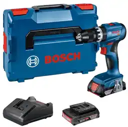 Bol.com Bosch Professional GSB 18V-45 Accu Klop-/Schroefboormachine 18V 2.0Ah in L-Boxx - 06019K3303 aanbieding