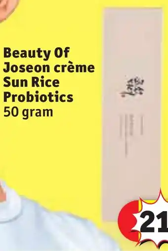 Kruidvat Beauty Of Joseon crème Sun Rice Probiotics aanbieding