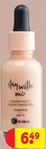 Kruidvat Kruidvat stay with me Make-up foundation aanbieding