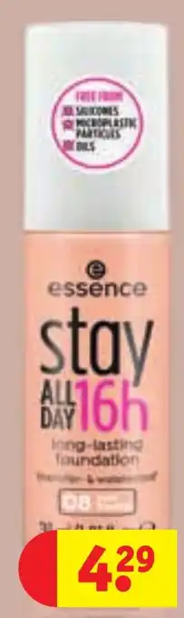 Kruidvat Essence stay all day 16h Make-up foundation aanbieding