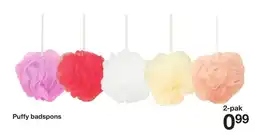 Zeeman Puffy badspons aanbieding