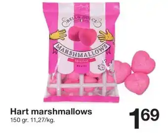 Zeeman Hart marshmallows aanbieding