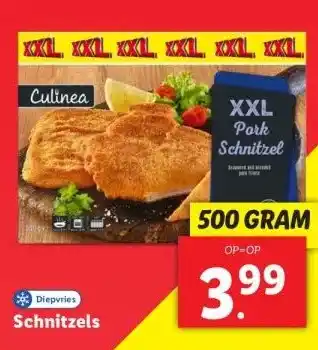 Lidl Schnitzels aanbieding