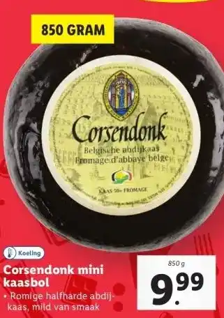 Lidl Koeling Corsendonk mini kaasbol aanbieding