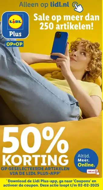 Lidl 50% KORTING aanbieding