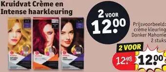 Kruidvat Kruidvat Crème en Intense haarkleuring aanbieding