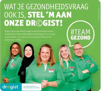 Kruidvat WAT JE GEZONDHEIDSVRAAG OOK IS, STEL 'M AAN ONZE DROGIST! aanbieding