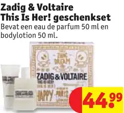 Kruidvat Zadig & Voltaire This Is Her! geschenkset aanbieding