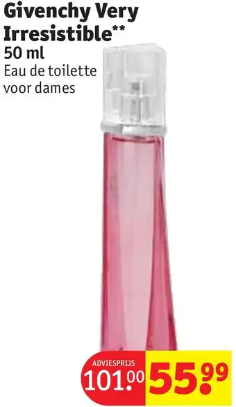 Kruidvat Givenchy Very Irresistible aanbieding