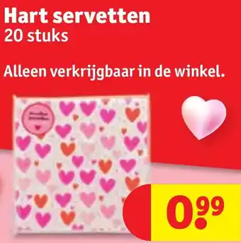 Kruidvat Hart servetten aanbieding